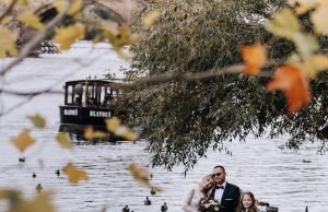 Autumn Colours in Prague: Best Parks and Viewpoints for Photos Polish Couple Wedding Photoshoot in Prague with Autumn Colors