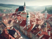 Český Krumlov’s Rooftop Views