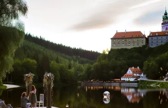 Český Krumlov’s Lakeside Proposals: Serene Lakeside Spots Around Český Krumlov for a Tranquil and Romantic Proposal Setting