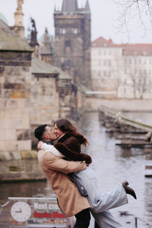 Prague Engagement Photos at Historical Core by Prague Portrait.