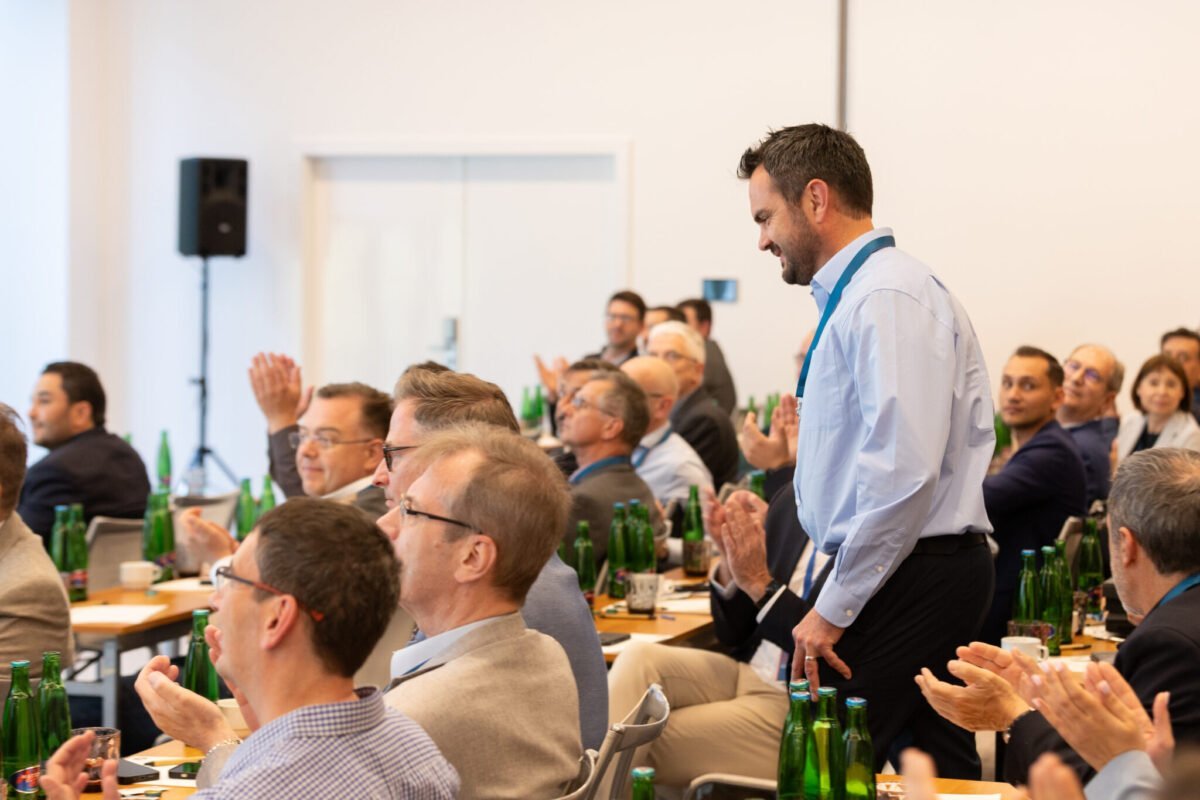 Conference audience in Prague